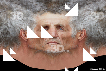 Male head texture