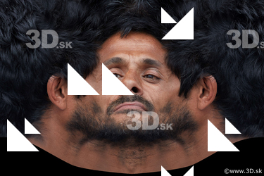Male head texture