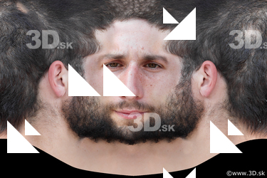 Male head texture