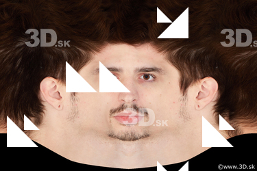 Male head texture