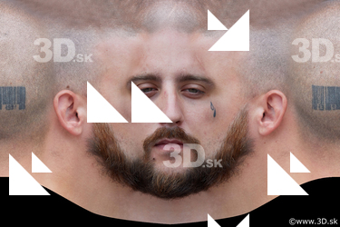 Male head texture