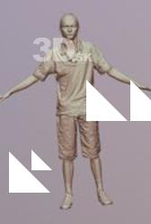 Man 3D scan of body 02