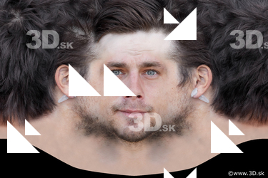 Male head texture