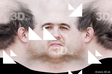 Male head texture