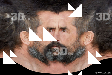 Male head texture