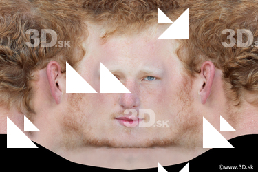 Male head texture
