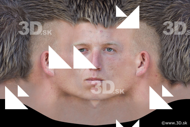 Male head texture