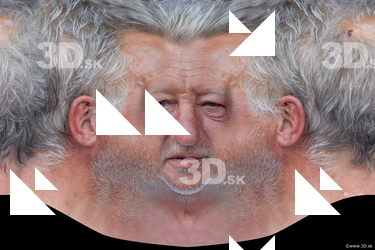 Male head texture