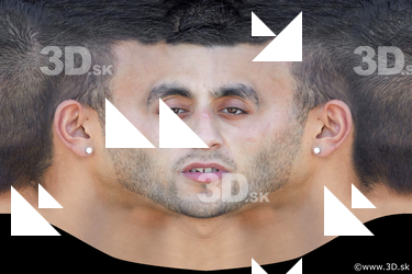 Male head texture