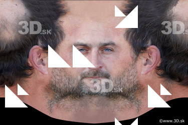 Male head texture