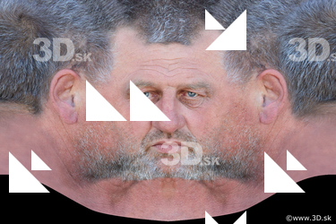 Male head texture