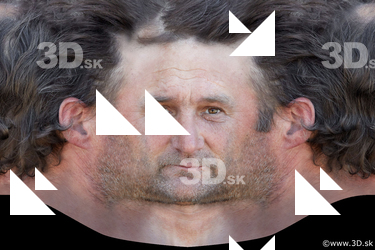 Male head texture