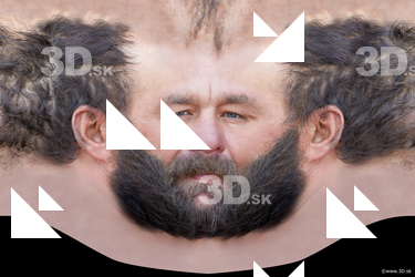 Male head texture