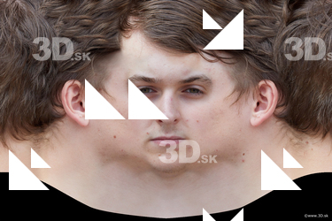 Male head texture