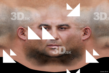 Male head texture