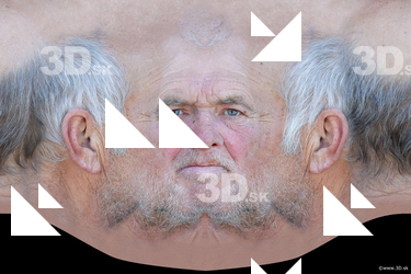 Male head texture