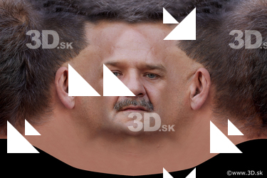 Male head texture