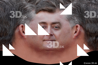 Male head texture