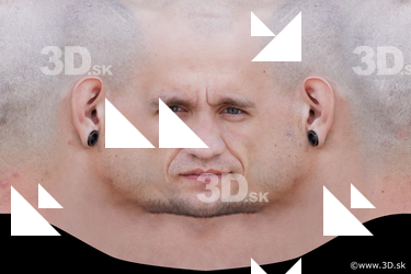 Male head texture