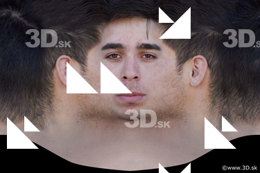 Male head texture
