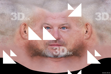 Male head texture