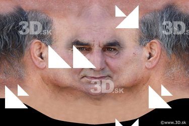 Male head texture