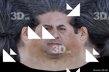 Male head texture