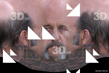 Male head texture