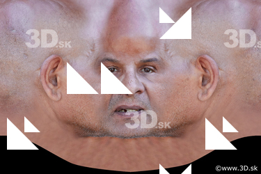 Male head texture