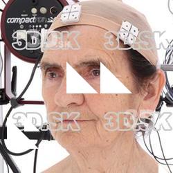 Retopologized 3D Head scan of Jindriska Source Images