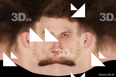 Male head texture