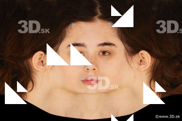 Female head texture