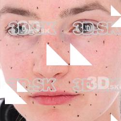 Retopologized 3D Head scan of InnaM Source Images