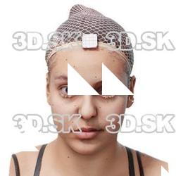 Poppy Cox Raw Head Scan