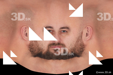 Male head texture