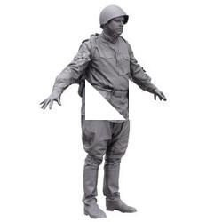 U.S.Army WW II Base Body Scan