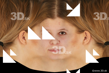Female head texture