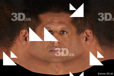 Male head texture