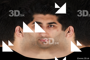 Male head texture