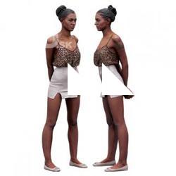 Adelle Sabelle Standing Clean Body Scan