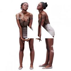 Adelle Sabelle Standing Clean Body Scan