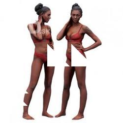 Adelle Sabelle Standing Clean Body Scan