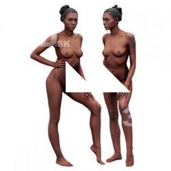 Adelle Sabelle Standing Clean Body Scan