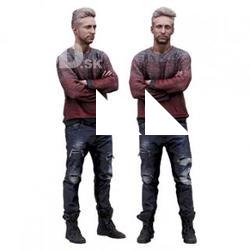 Lutro Casual Standing Clean Body Scan