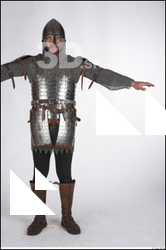  Photos Medieval Guard in mail armor 2 