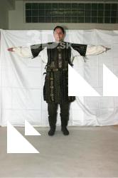  Photos Medieval Brown Vest on white shirt 2 