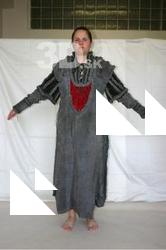  Photos Medieval Woman in grey dress 1 