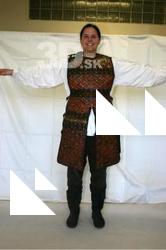  Photos Medieval Brown Vest on white shirt 3 
