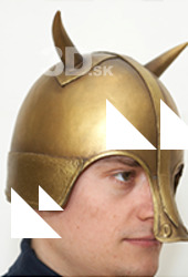  Medieval helmet with horns 1 