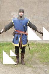 Photos Medieval Knight in mail armor 4